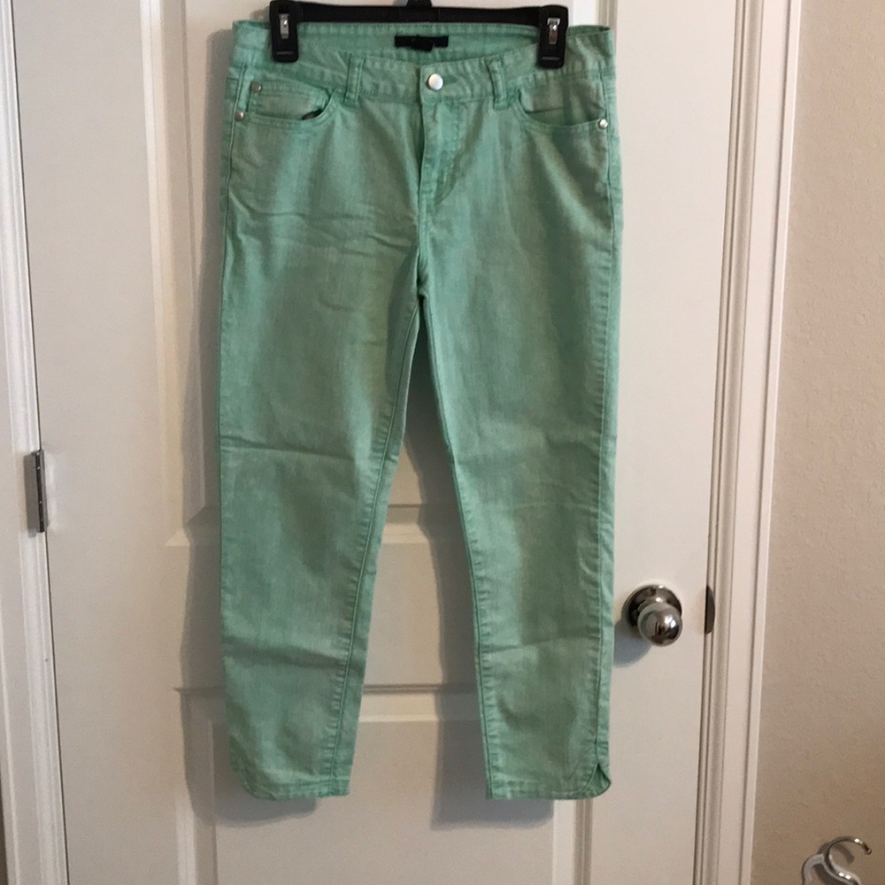 Green Forever 21 capris